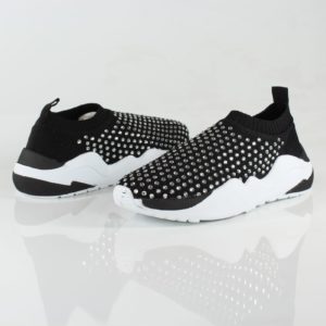 Tênis Preto com strass Week Shoes