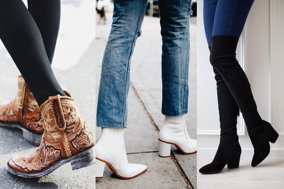 tendencia botas femininas inverno 2019